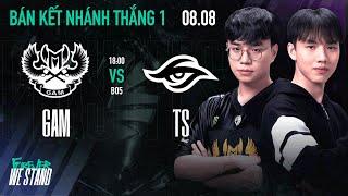 GAM vs TS (BO5) | VCS 2024 MÙA HÈ - BÁN KẾT NHÁNH THẮNG 1 | 08.08.2024