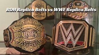 ROH Replica Belts vs WWE Replica Belts Quality Test!!!