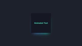 Animated Glowing Card - Html and Css