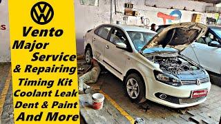 VW Vento Major Service & Repairing | Timing Kit, Coolant Leakage, Dent Paint & More