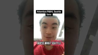 Attention #PWHL Seattle fans!#WomensHockey #GeneralManager #greenscreen