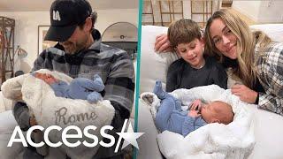 Maksim Chmerkovskiy & Peta Murgatroyd Meet Val Chmerkovskiy & Jenna Johnson's Baby