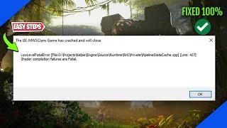 MechWarrior 5 Clans LowLevelFatalError/Fatal Error FIX 100% WORKING | Quick & Easy Solution