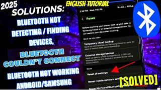 Bluetooth Not Detecting Devices Android/Samsung || Bluetooth Not Finding Devices Android [Fixed]