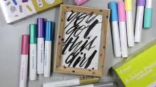 Crafty Projects with Pilot Juice Paints by Leach (Li Ching)