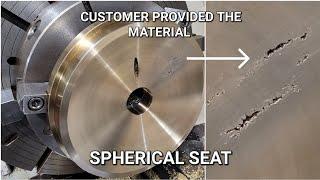 Spherical Seat | It didn't turn out as expected | CNC MACHINING