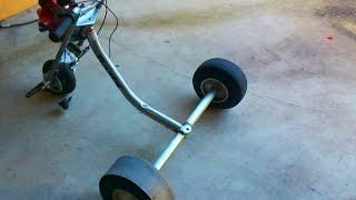 I made Motorized drift trike with a 23cc small engine(part1)