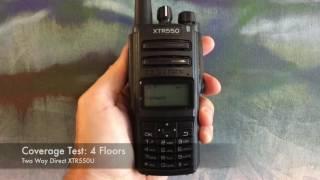 Radio Coverage Test: Two Way Direct XTR550U (Inside Building)