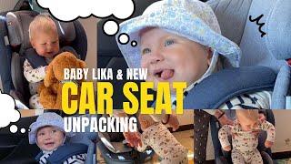 Baby Lika unpacks and discovers new car seat for 1-3 years old | Baby Lika daily life