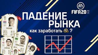 ПАДЕНИЕ РЫНКА FIFA 20 I КАК ЗАРАБОТАТЬ МОНЕТ? I ТРЕЙД ФИФА 20 I ЗАРАБОТОК МОНЕТ В ФИФЕ I PS4 XBOX PC