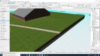2021 02 0 6archicad дорожки и бордюры по рельефу комбинации слоёв