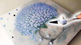 UNBELIEVABLE Forget-Me-Not Art! TEXTURE Made from Sand!! | AB Creative Tutorial