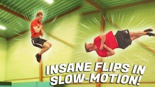 STUDY INSANE FLIPS IN SUPER SLOW-MOTION!