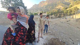 Nomadic Life: Cleaning the Yard Nomadic Life: Mohammad Reza and Zeinab's Nomadic Life️