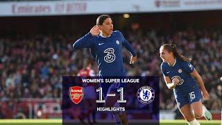 Arsenal 1-1 Chelsea | Highlights | Matchday 11 | Women's Super League 2022/23