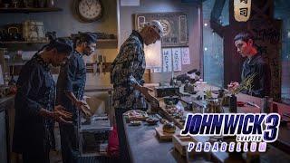 John Wick Chapter 3 Parabellum sushi bar assassins