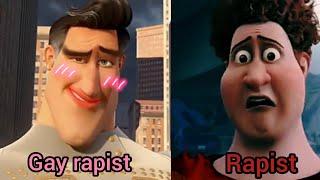 snotty boy glow up meme but its rapists #snottyboyglowupmeme