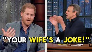Prince Harry Walks Off Seth Meyers Show After Embarrassing Confrontation
