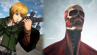 Armin Colossal Titan 𝐌𝐀𝐗 𝐋𝐄𝐕𝐄𝐋 Gameplay - ATTACK ON TITAN 2