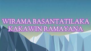 WIRAMA BASANTATILAKA KAKAWIN RAMAYANA BAIT 153-155