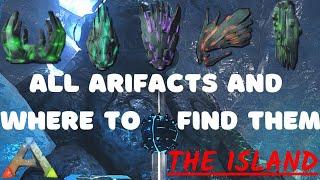 Ark Survival Evolved - All Island ARTIFACTS & How To Get Them (Cave Guide)