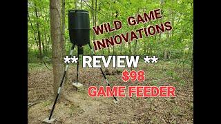 Wildgame Innovations Game Feeder REVIEW Only $98