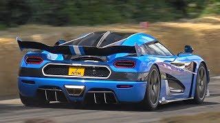 1360HP Koenigsegg Agera RSN Lovely Exhaust Sounds @ Goodwood Festival of Speed