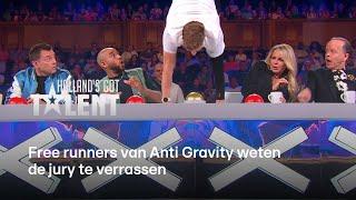 Anti Gravity VECHT tegen de zwaartekracht met ONVOORSPELBARE turnact | Holland's Got Talent