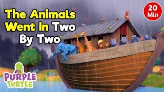 Nursery Rhymes + more | The Animals Went In Two By Two | Purple Turtle Kids Songs