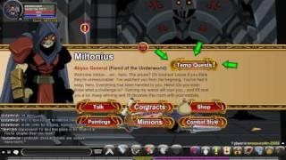 Walkthrough, how to get to Miltonius.[AQWorlds]