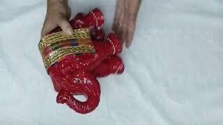 Diy old elephant makeover for festive decor | Elephant decoration idea for home decor