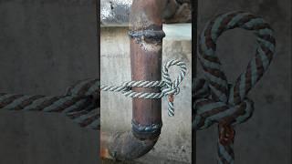The perfect knot tied very quickly #knot #diyrope #node #rope #ropecrafts #diy #perfect
