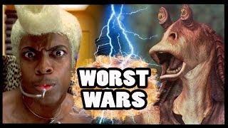 RUBY RHOD vs JAR JAR BINKS - Worst Wars