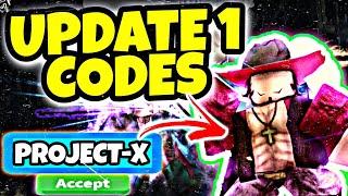 *ALL* OP SECRET CODES PROJECT X | Roblox Project X