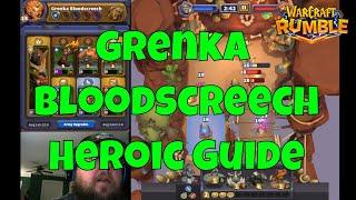 FTP Grenka Bloodscreech Heroic Orange Quest - Warcraft Rumble Guide