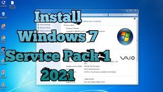 INSTALL WINDOWS 7 SP1 32BIT & 64BIT 2021