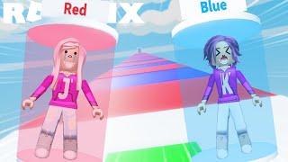 Red & Blue 2-player TEAMWORK Obby! | Roblox