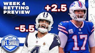 NFL Week 4 Betting Preview | PFF NFL Show