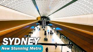 Australia Walking Tour - Sydney's New Futuristic Metro | Must Watch