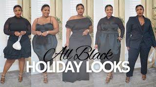 Holiday Lookbook | All Black Holiday Outfits