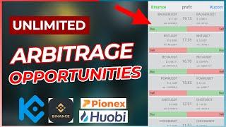 Find Unlimited Crypto Arbitrage Opportunities Using this Free App // Made Me Over $1000 daily