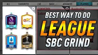 BEST WAY TO GRIND LEAGUE SBC PACKS For CHEAP!! (League SBC Method)