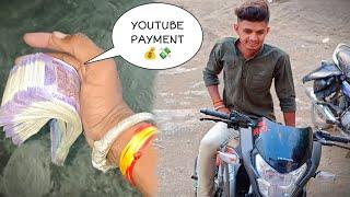 FINALLY YOUTUBE PAYMENT  AA GAI ।। BIKE SERVICING ।। BABLU BANNA VLOG