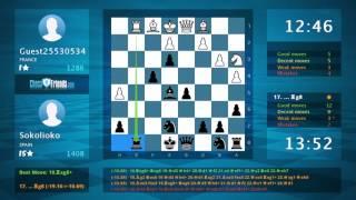 Chess Game Analysis: Guest25530534 - Sokolioko : 0-1 (By ChessFriends.com)