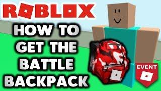 How To Get The "Battle Backpack" (Roblox Battle Arena Event!)