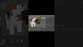 Скачать собаку майнкрафт для cinema4d | Download the dog minecraft for cinema4d #Shorts