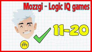 Mozzgi Logic IQ Level 11 12 13 14 15 16 17 18 19 20 Solution Walkthrough