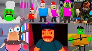 Roblox 6 SPEEDRUN Escape Obby, LARRY'S PRISON ESCAPE, MAUI SCHOOL BREAKOUT, BUFF POLICE FAMILY PRISO