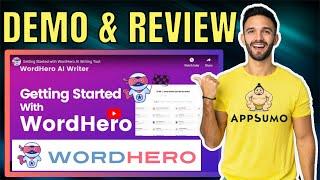 Wordhero Review And Demo | Write Faster Blog Post 