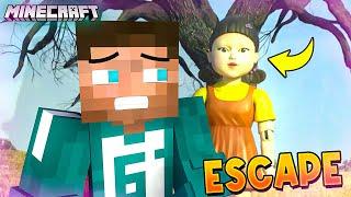 Escaping Squid Game in Minecraft